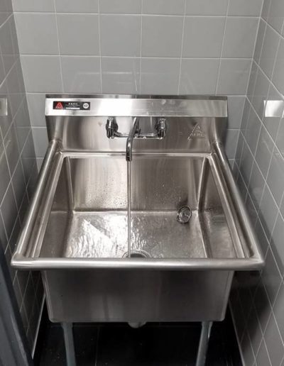 stainless sink